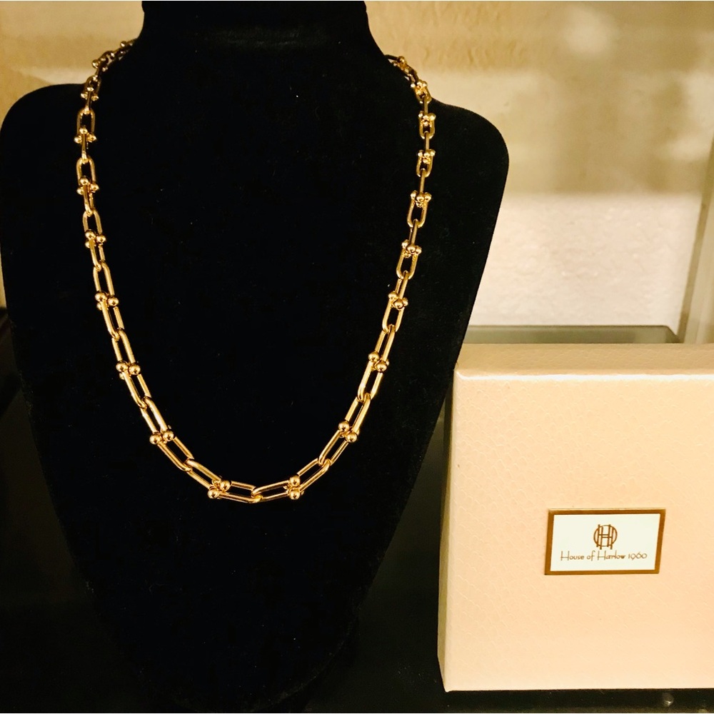House of Harlow 1960 Gold Chain Necklace